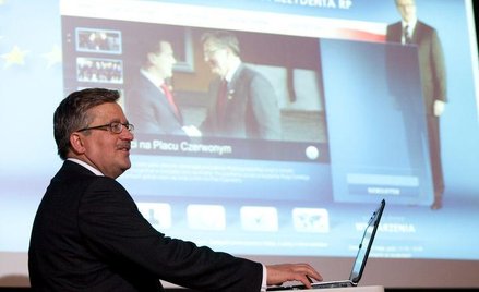 Bronisław Komorowski prezentuje swoją stronę