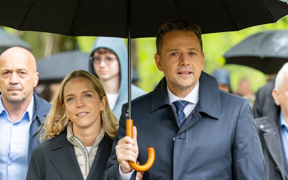 Rafał Trzaskowski i jego żona Małgorzata Trzaskowska