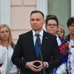 Prezydent Rzeczypospolitej Polskiej Andrzej Duda na spotkaniu z mieszkańcami w miejscowości Połczyn-