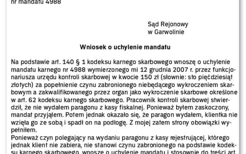 Za wykroczenie skarbowe przedsiębiorcę można ukarać mandatem