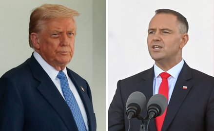 Prezydent USA Donald Trump i prezydent RP Karol Nawrocki