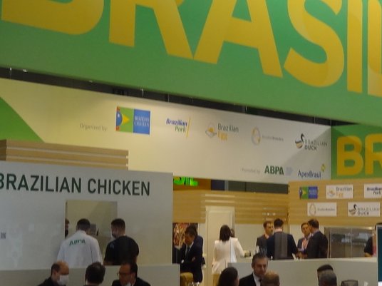 Stoisko Brazylii na targach Anuga w Kolonii w 2021 r.