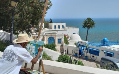 Miasteczko Sidi Bou Said to na mapie Tunezji obowiązkowy punkt programu zwiedzania