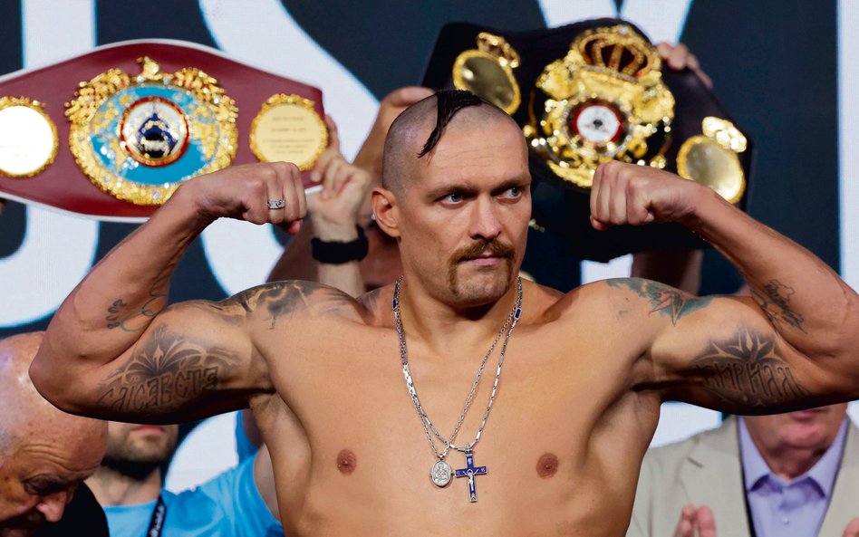 Ołeksandr Usyk przed zwycięską walką z Anthonym Joshuą w Arabii Saudyjskiej