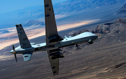 Amerykański MQ-9 Reaper uzbrojony w pociski kierowane Hellfire. Fot./U.S. Air Force/Senior Airman Co