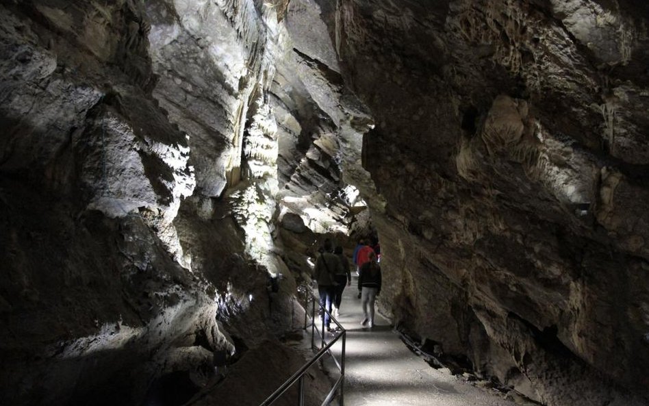 Jaskinie w Han-sur-Lesse w Belgii