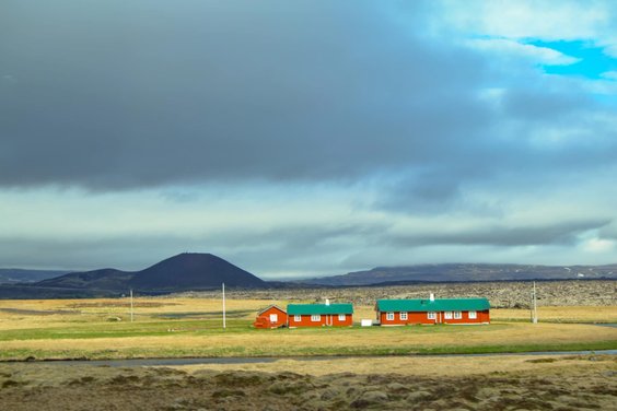 Krajobrazy na Islandii