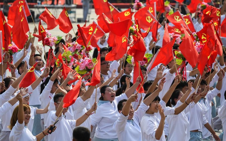 Wojskowa parada z okazji obchodów 70. rocznicy utworzenia komunistycznej Chińskiej Republiki Ludowej