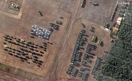 Zdjęcia z Białorusi wykonane przez satelitę Maxar