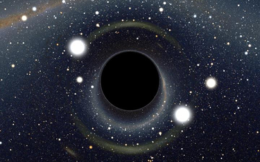 Czarnej dziury nie można zbadać bezpośrednio sondą, bowiem nigdy jej już nie opuści.