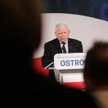 Prezes Prawa i Sprawiedliwości Jarosław Kaczyński podczas spotkania z mieszkańcami Ostródy