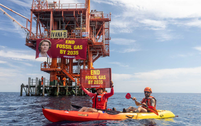 Greenpeace zajął platformę wiertniczą. Apel do von der Leyen ws. gazu