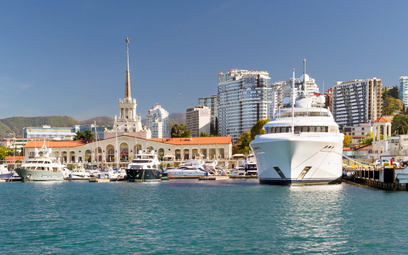 Port w Soczi już nie zarabia na zamożnych zagranicznych turystach z wycieczkowych gigantów