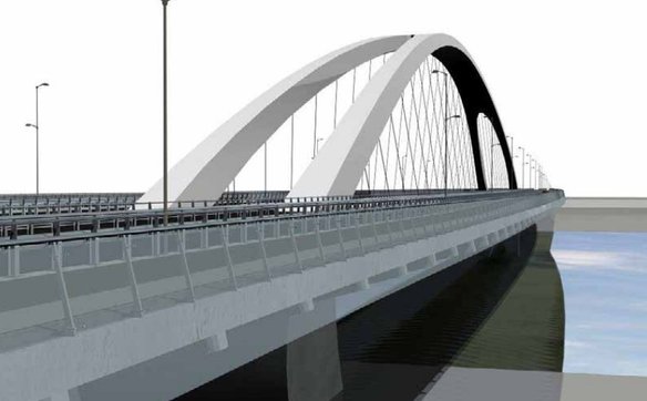 Most Krasińskiego według koncepcji z września 2006 roku