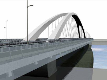 Most Krasińskiego według koncepcji z września 2006 roku