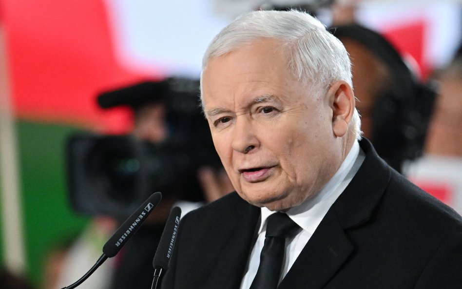 Prezes PiS Jarosław Kaczyński