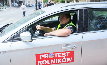 Protest rolników w Warszawie w maju 2024 roku.