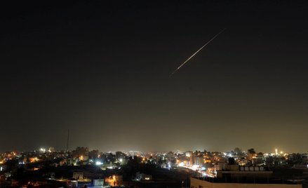 Irański pocisk lecący w kierunku Izraela