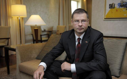 Premier Łotwy Valdis Dombrovskis