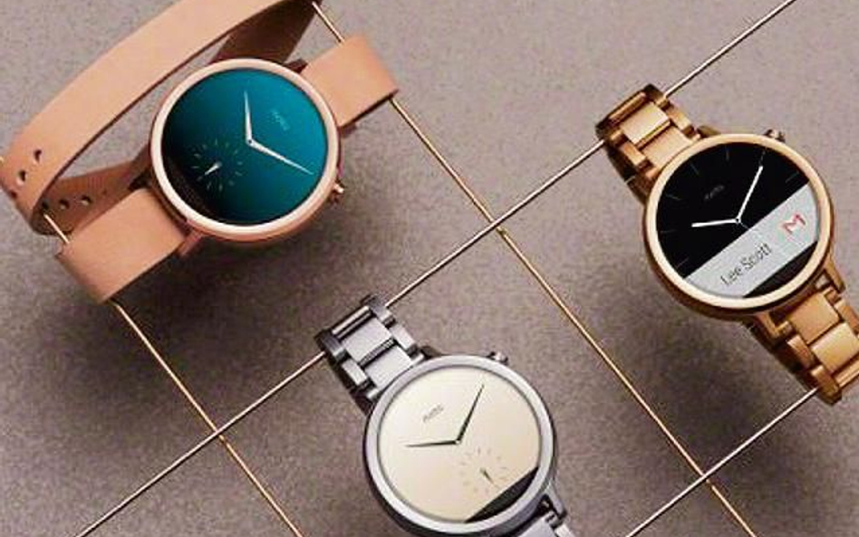 Moto 360 to inteligentne zegarki specjalnie dla kobiet