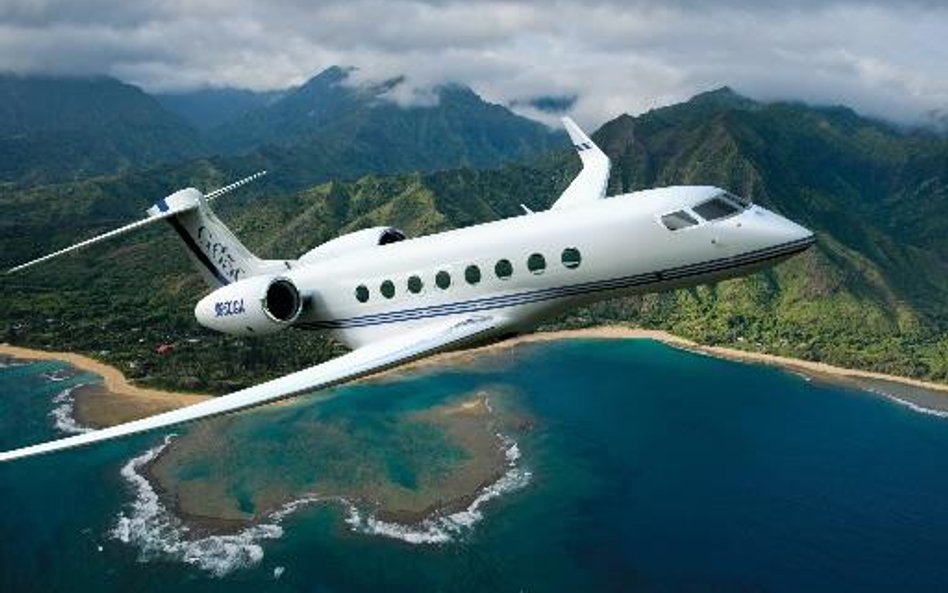 Gulfstream G650 , za 65 mln dol., ma zasięg niemal 13 tys. km