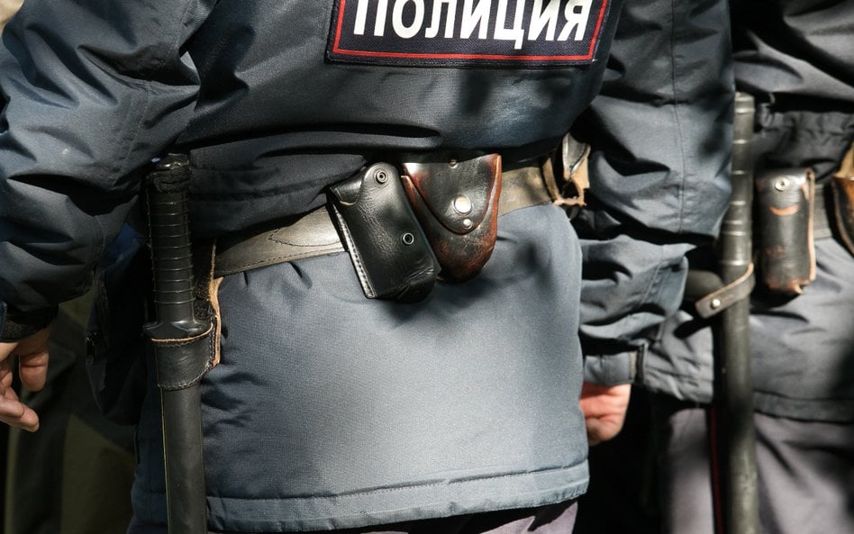 Funkcjonariusze rosyjskiej policji