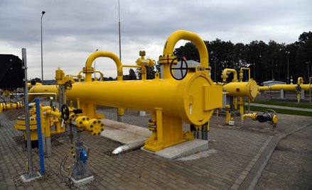 Tłocznia gazu na terenie gazociągu Baltic Pipe w Budnie koło Goleniowa w Polsce. To gazociąg, którym