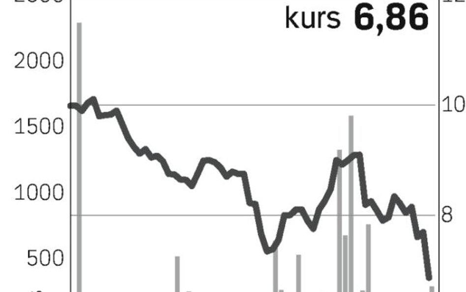 Duży spadek kursu V&W