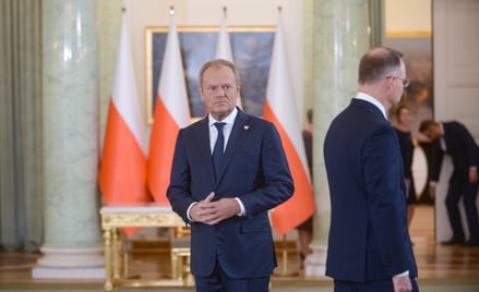 Donald Tusk i Andrzej duda