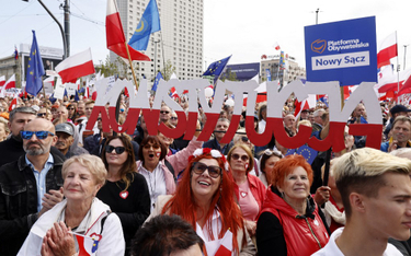 Marsz Miliona Serc na ulicach Warszawy