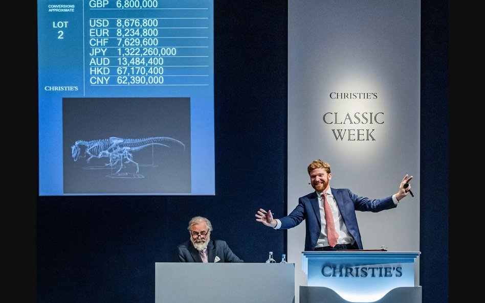 Aukcja Jurasic Icons w londyńskim domu aukcyjnym Christie's odbyła się 12 grudnia 2024 roku