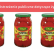 Papryka konserwowa z alergenem, którego nie ma na etykiecie