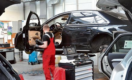 Do sieci autoryzowanych warsztatów należy 1,5 tys. punktów, jak ten warszawski serwis Audi
