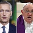 Sekretarz generalny NATO Jens Stoltenberg i papież Franciszek