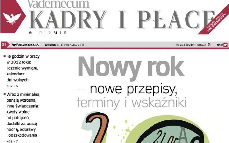 2012 rok: ile godzin spędzimy w pracy
