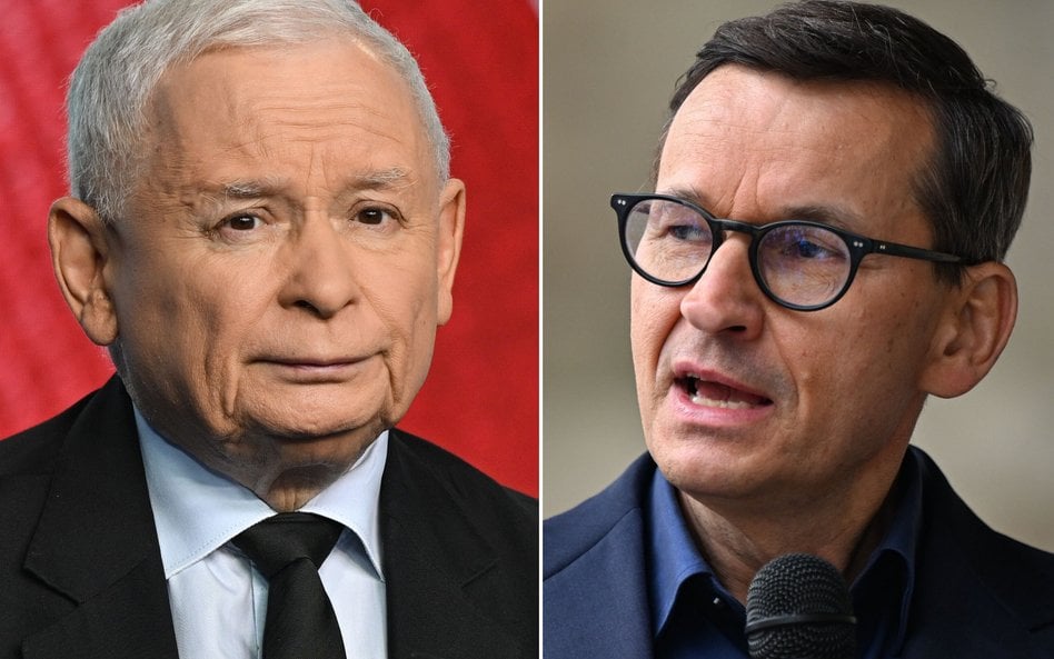 Jarosław Kaczyński i Mateusz Morawiecki