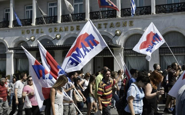 Pracownicy greckich hoteli protestują