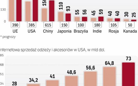 Sprzedaż odzieży rośnie dzięki internetowi