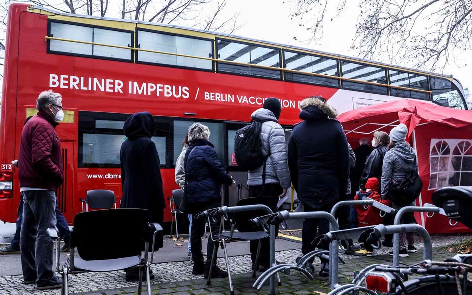 Punkt szczepień przeciw COVID-19 w Niemczech