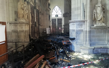 Francja: Pożar katedry w Nantes. Imigrant z Rwandy zatrzymany