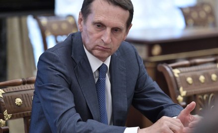 Siergiej Naryszkin, szef Służby Wywiadu Zagranicznego Federacji Rosyjskiej