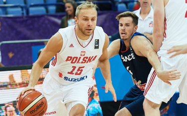Łukasz Koszarek rzucił dla polskiej reprezentacji 10 punktów.