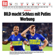 Zasłonięte reklamy rosyjskiej spółki na koszulkach piłkarzy Schalke