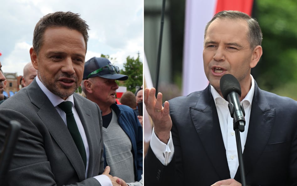 Rafał Trzaskowski i Karol Nawrocki