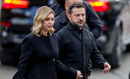 Ołena i Wołodymyr Zełenscy