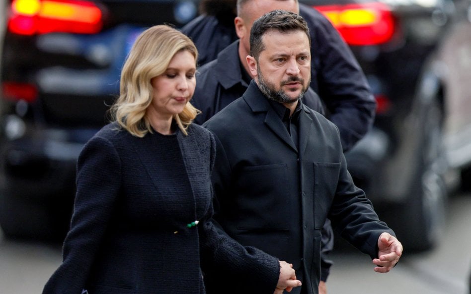 Ołena i Wołodymyr Zełenscy