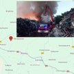 Z pożarem walczy 30 strażackich zastępów, to około 100 strażaków