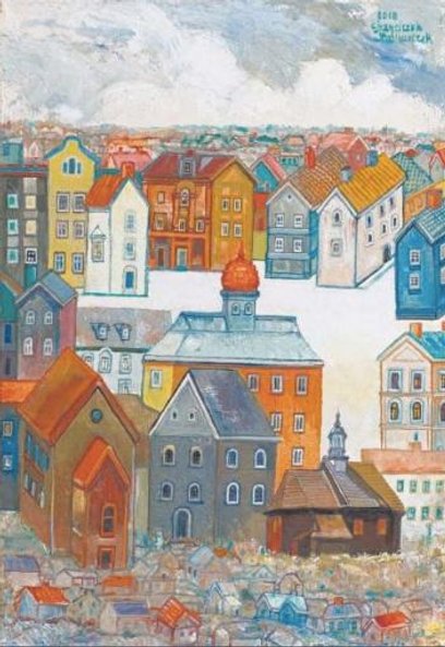 W galerii można kupić obraz Franciszka Maśluszczaka.