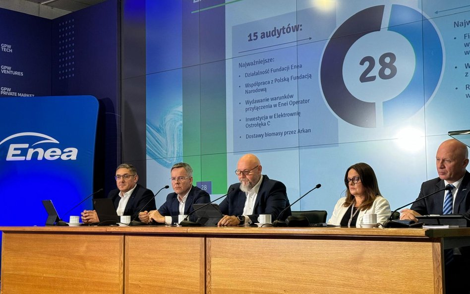 Konferencja wynikowa Grupy Enea za I pół. 2024 r.