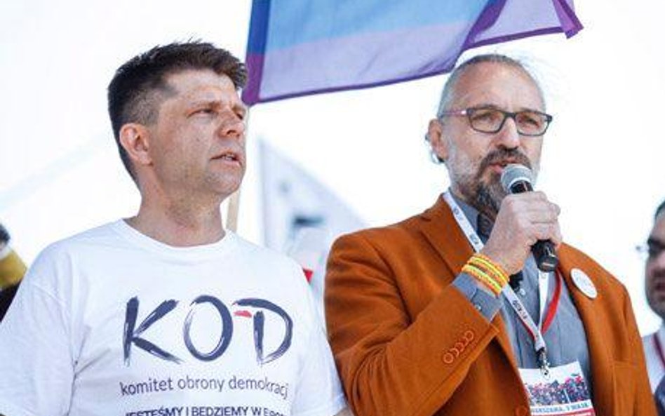 4 czerwca przemawiać będzie Mateusz Kijowski. Występów polityków nie przewidziano. Na zdjęciu lider 
